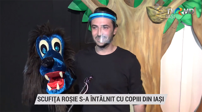 TVR Iași • Scufița Roșie s-a întâlnit cu copiii din Iași