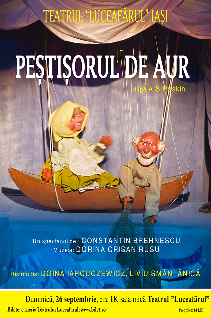 Peştişorul de aur după A.S. Puskin Regia şi scenografia: Constantin Brehnescu