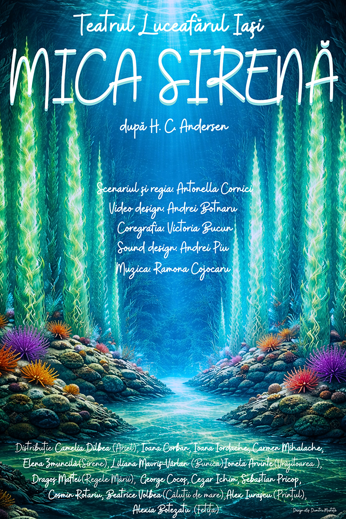 Mica sirenă, spectacol de teatru pentru copii